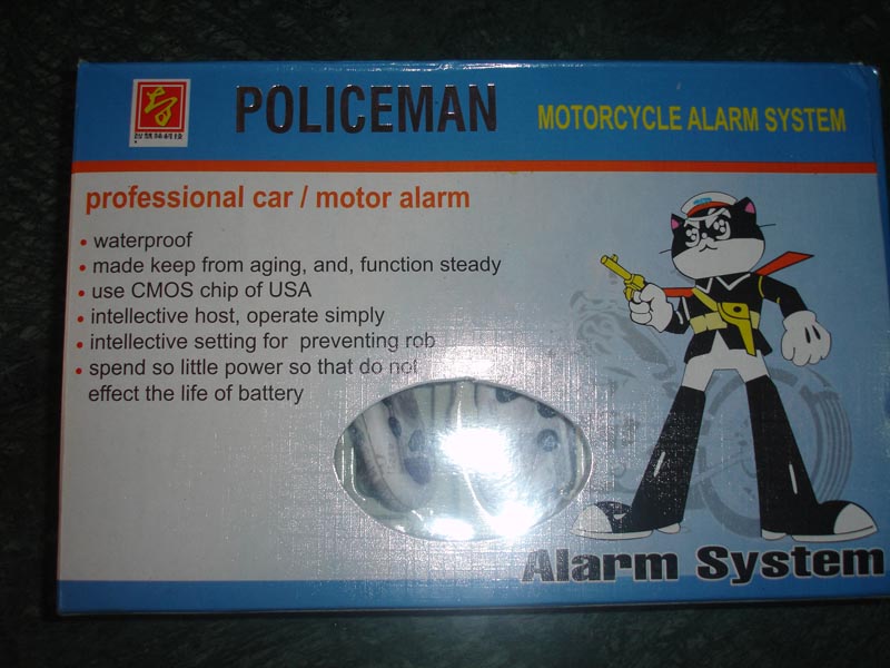 Motorcycle alarm System