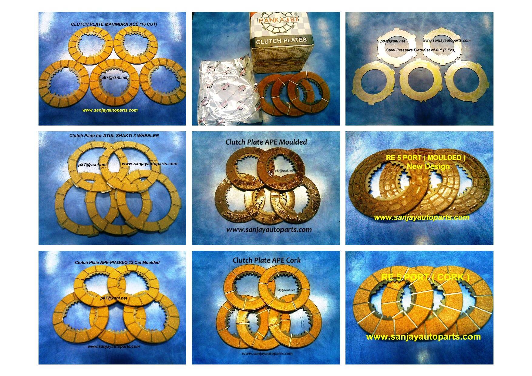 CLUTCH PLATES RANGE
