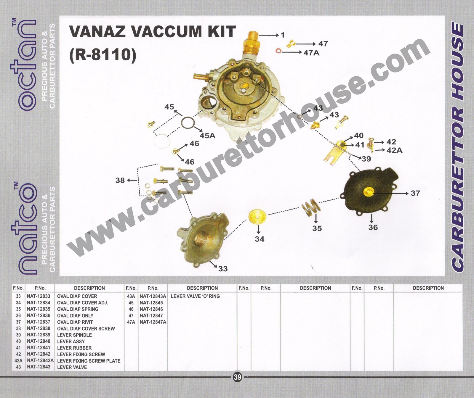 Vanaz Vaccum Kit R-8110 (P2)